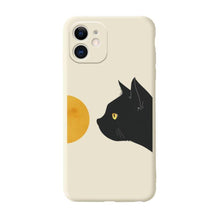 Load image into Gallery viewer, Protective Black Cat iPhone Case
