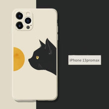 Load image into Gallery viewer, Protective Black Cat iPhone Case
