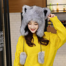 Load image into Gallery viewer, Purr-fect Faux Fur Ear Protected Hat
