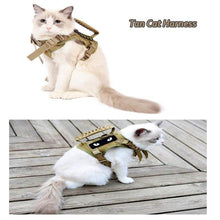 Load image into Gallery viewer, Playful Meow - &quot;Rambo&quot; Reflective Harness &amp; Leash for Cats (One Size Fits All)- Review
