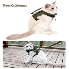 Load image into Gallery viewer, Playful Meow - &quot;Rambo&quot; Reflective Harness &amp; Leash for Cats (One Size Fits All)- Review

