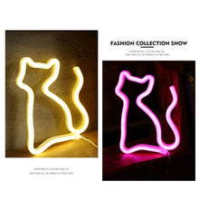 Load image into Gallery viewer, Playful Meow - Retro Cat Neon Light- Review
