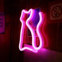 Load image into Gallery viewer, Playful Meow - Retro Cat Neon Light- Review

