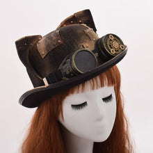 Load image into Gallery viewer, Playful Meow - Retrofuturistic Cat Ear Felt Hat- Review
