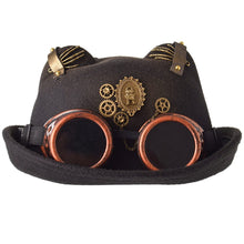 Load image into Gallery viewer, Playful Meow - Retrofuturistic Cat Ear Felt Hat- Review
