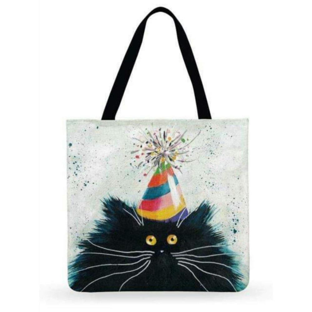 Roly-Poly Cat Tote Bag
