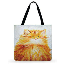 Load image into Gallery viewer, Roly-Poly Cat Tote Bag
