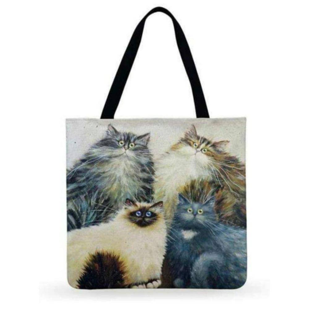 Roly-Poly Cat Tote Bag