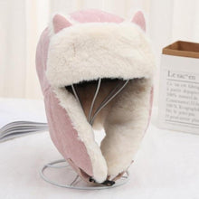 Load image into Gallery viewer, Russian Hat With Cat Ears
