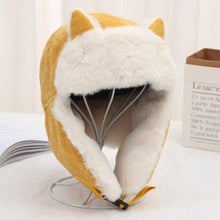 Load image into Gallery viewer, Russian Hat With Cat Ears
