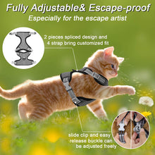 Load image into Gallery viewer, Playful Meow - Saddle Type Reflective Harness &amp; Leash- Review
