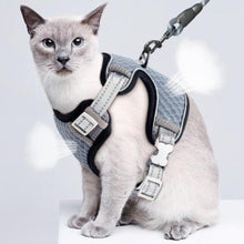 Load image into Gallery viewer, Playful Meow - Saddle Type Reflective Harness &amp; Leash- Review
