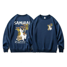 Load image into Gallery viewer, Samurai Cat Oversized Pullovers
