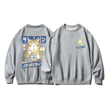 Load image into Gallery viewer, Samurai Cat Oversized Pullovers
