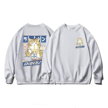Load image into Gallery viewer, Samurai Cat Oversized Pullovers
