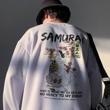 Load image into Gallery viewer, Samurai Cat Oversized Pullovers
