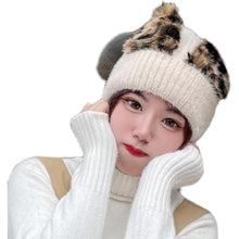 Load image into Gallery viewer, Sassy Panther Ear Beanie
