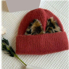 Load image into Gallery viewer, Sassy Panther Ear Beanie
