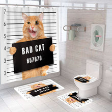 Load image into Gallery viewer, Secret Life of Cat Bathroom Curtain [With Set Options]
