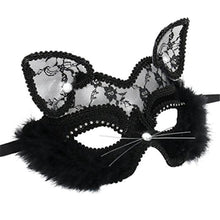 Load image into Gallery viewer, Sexy Black Cat Masquerade Mask
