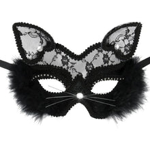 Load image into Gallery viewer, Sexy Black Cat Masquerade Mask
