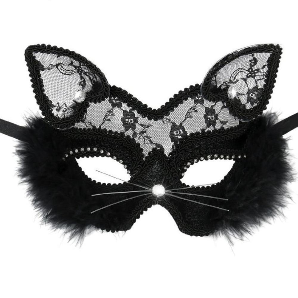 Sexy Black Cat Masquerade Mask