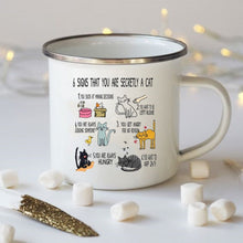 Load image into Gallery viewer, Signs That You Are Secretly A Cat Mug
