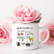 Load image into Gallery viewer, Signs That You Are Secretly A Cat Mug

