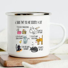 Load image into Gallery viewer, Signs That You Are Secretly A Cat Mug
