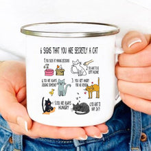 Load image into Gallery viewer, Signs That You Are Secretly A Cat Mug

