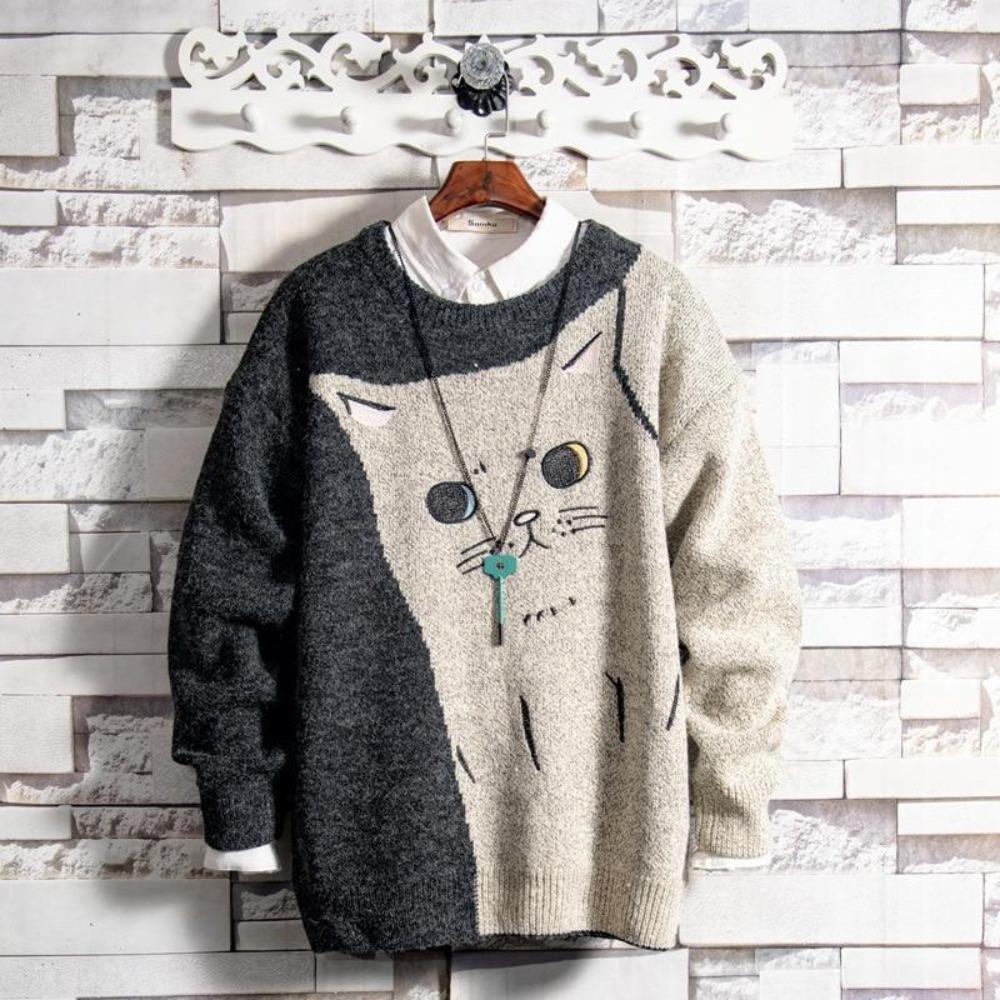 Sneaky Kitty Pullover [Plus Size Available]