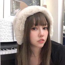 Load image into Gallery viewer, Snuggly Cat Earmuffs and Scarf Set
