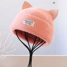 Load image into Gallery viewer, Soft Cat Ears Beanie
