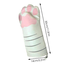 Load image into Gallery viewer, Playful Meow - Soft Cat Paws Insulated Oven Mitt- Review
