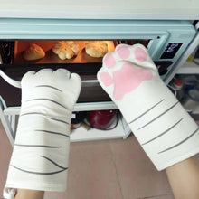Load image into Gallery viewer, Playful Meow - Soft Cat Paws Insulated Oven Mitt- Review
