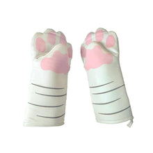 Load image into Gallery viewer, Playful Meow - Soft Cat Paws Insulated Oven Mitt- Review
