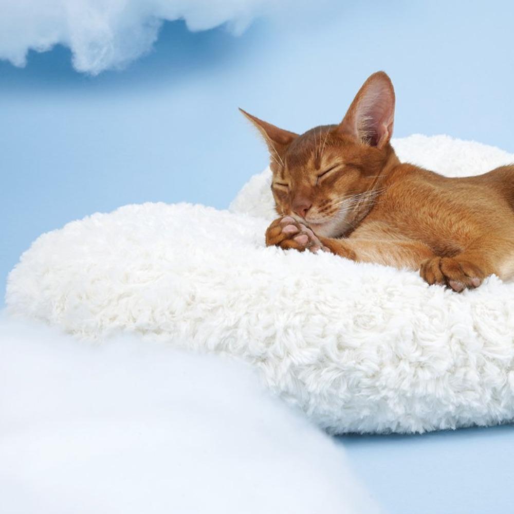 Soft Starry Cloud Cat Bed