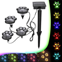 Load image into Gallery viewer, Playful Meow - Solar Cat Paw LED Outdoor Lights (4pcs)- Review
