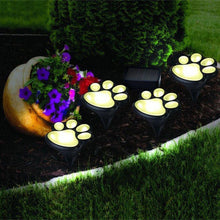 Load image into Gallery viewer, Playful Meow - Solar Cat Paw LED Outdoor Lights (4pcs)- Review
