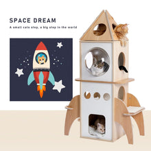Load image into Gallery viewer, Space Dream Cat Condo
