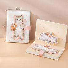Load image into Gallery viewer, Super Cute 3D Kitty Notebook
