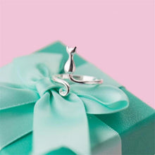Load image into Gallery viewer, Playful Meow - Sweet Cute Cat Ring (925 Silver)- Review
