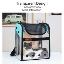 Load image into Gallery viewer, Playful Meow - &quot;The First Class Cabin&quot; Extendable Transparent Cat Backpack- Review
