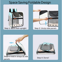 Load image into Gallery viewer, Playful Meow - &quot;The First Class Cabin&quot; Extendable Transparent Cat Backpack- Review
