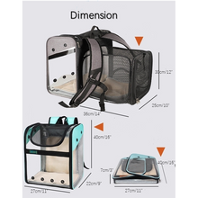 Load image into Gallery viewer, Playful Meow - &quot;The First Class Cabin&quot; Extendable Transparent Cat Backpack- Review
