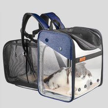 Load image into Gallery viewer, Playful Meow - &quot;The First Class Cabin&quot; Extendable Transparent Cat Backpack- Review
