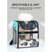 Load image into Gallery viewer, Playful Meow - &quot;The First Class Cabin&quot; Extendable Transparent Cat Backpack- Review
