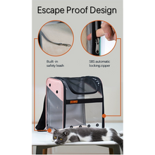 Load image into Gallery viewer, Playful Meow - &quot;The First Class Cabin&quot; Extendable Transparent Cat Backpack- Review
