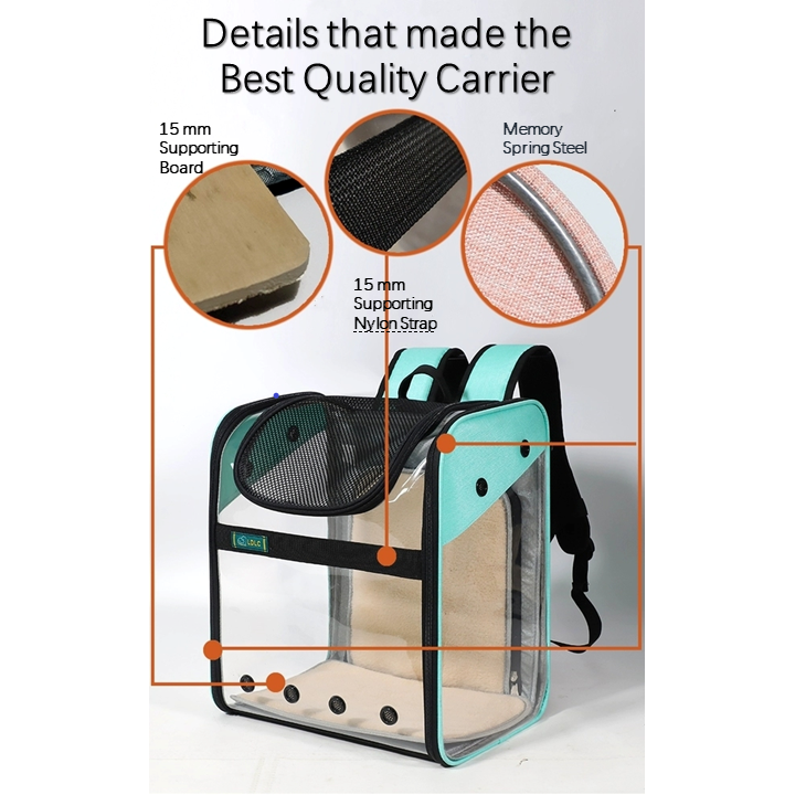 Playful Meow - "The First Class Cabin" Extendable Transparent Cat Backpack- Review