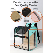 Load image into Gallery viewer, Playful Meow - &quot;The First Class Cabin&quot; Extendable Transparent Cat Backpack- Review

